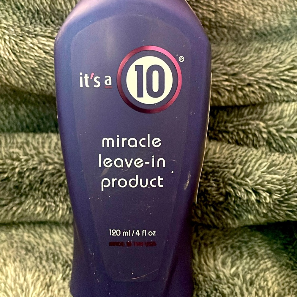 It’s a 10 miracle leave-in product 4 fluid ounces brand new made in the USA!